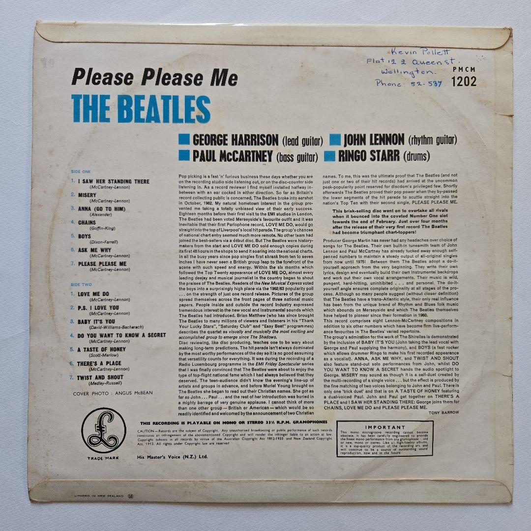 激レア Beatles Please Please Me ニュージーランド盤