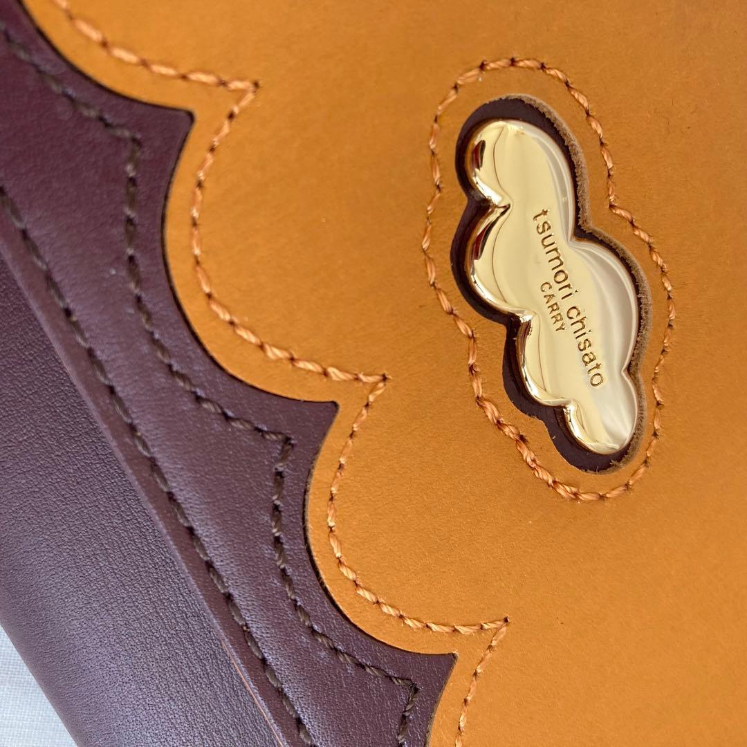 tsumori chisato CARRY スカラップコンビ 長財布 かぶせ