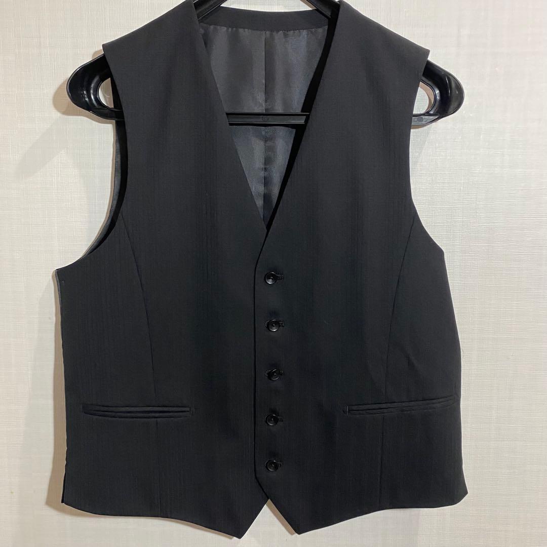 [メンズスーツ5点セット]ダークグレー　卒業式　入学式　パーティー　成人式