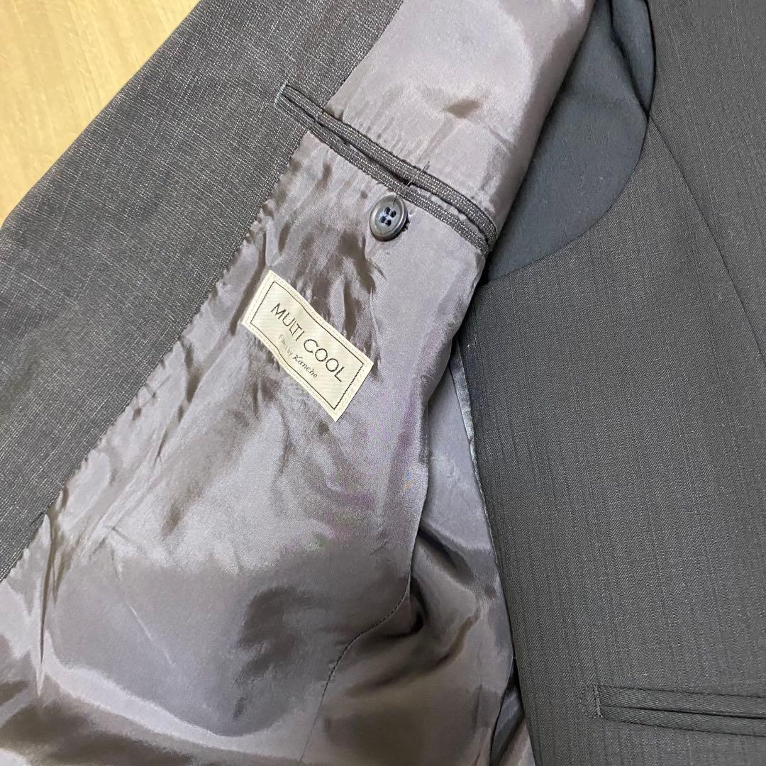 [メンズスーツ5点セット]ダークグレー　卒業式　入学式　パーティー　成人式