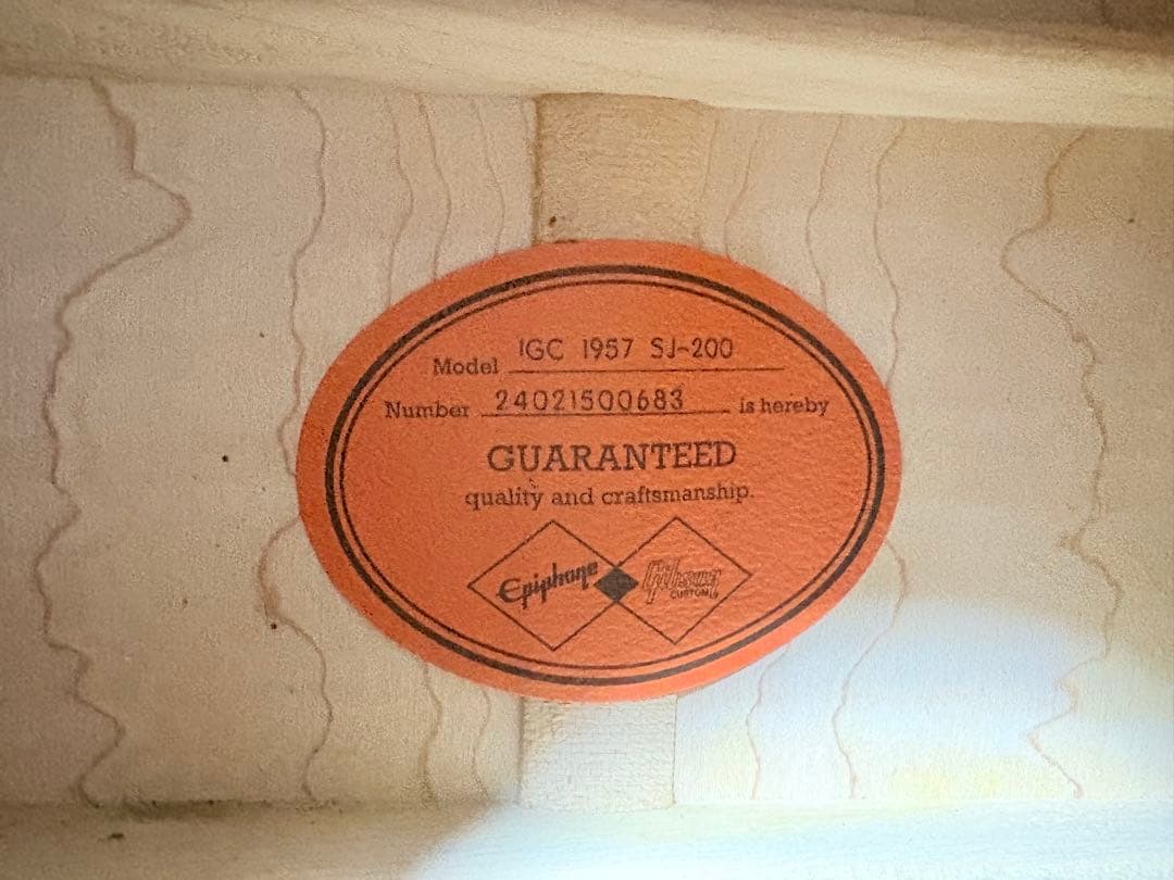 Epiphone IGC 1957 SJ-200 エピフォン 専用ハードケース付