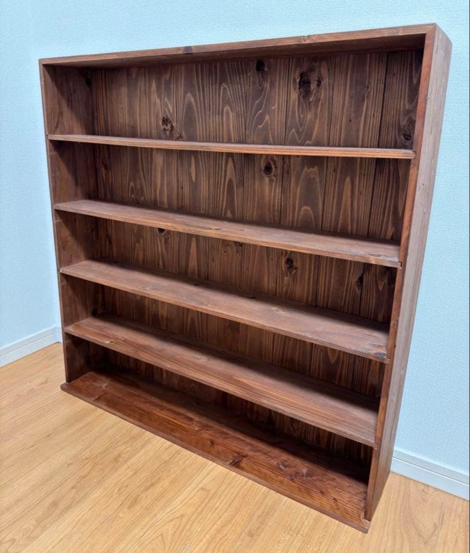 オーダー木製オープンシェルフ CDラック ACME ヴィンテージ 50's