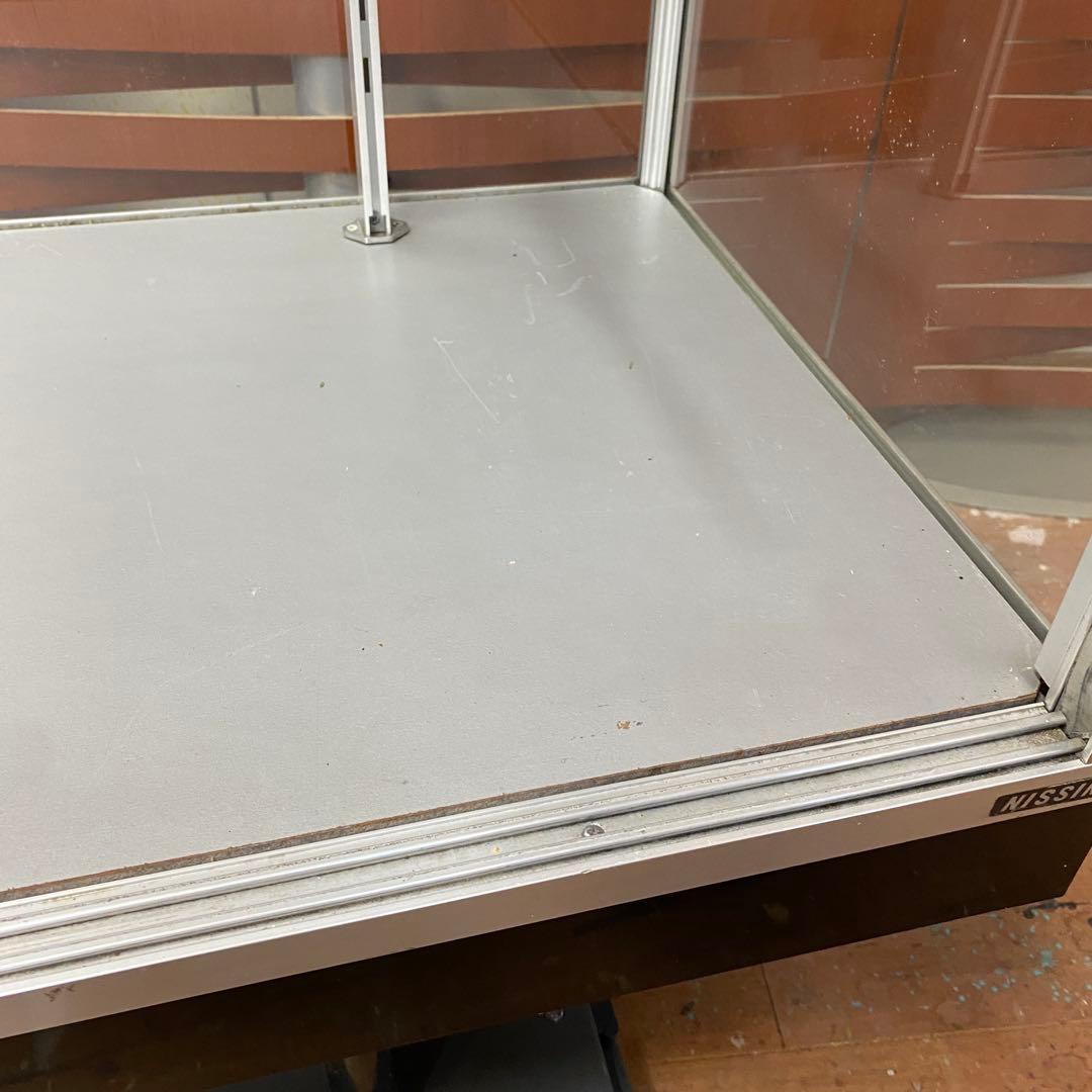 【引取限定】ガラスショーケース コレクションケース NISSIN 店舗什器 良品