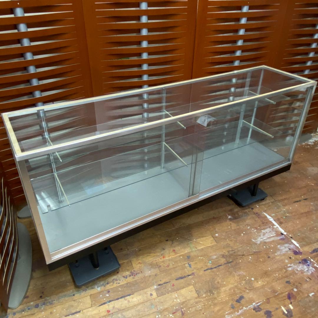 【引取限定】ガラスショーケース コレクションケース NISSIN 店舗什器 良品