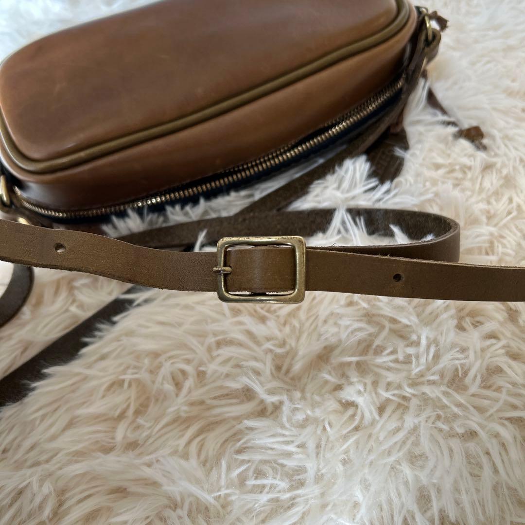 【レア美品】HERZヘルツ　CP 35 ふっくらショルダー グリーンベージュ