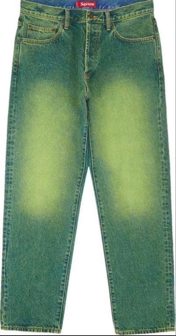 パンツ Supreme Regular Jean Green 30