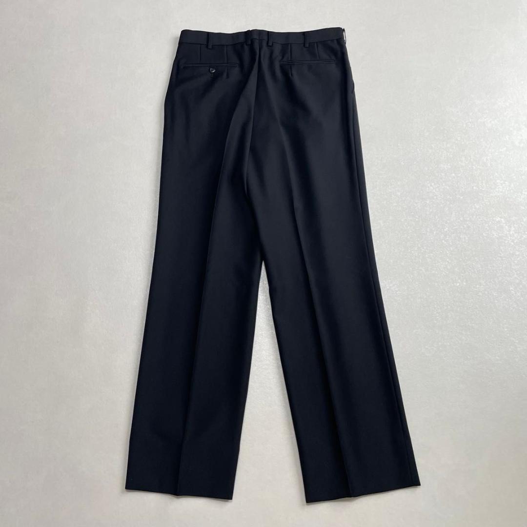 美品 90s セットアップ ブラック×ピンク ダブルスーツ 極上ウール