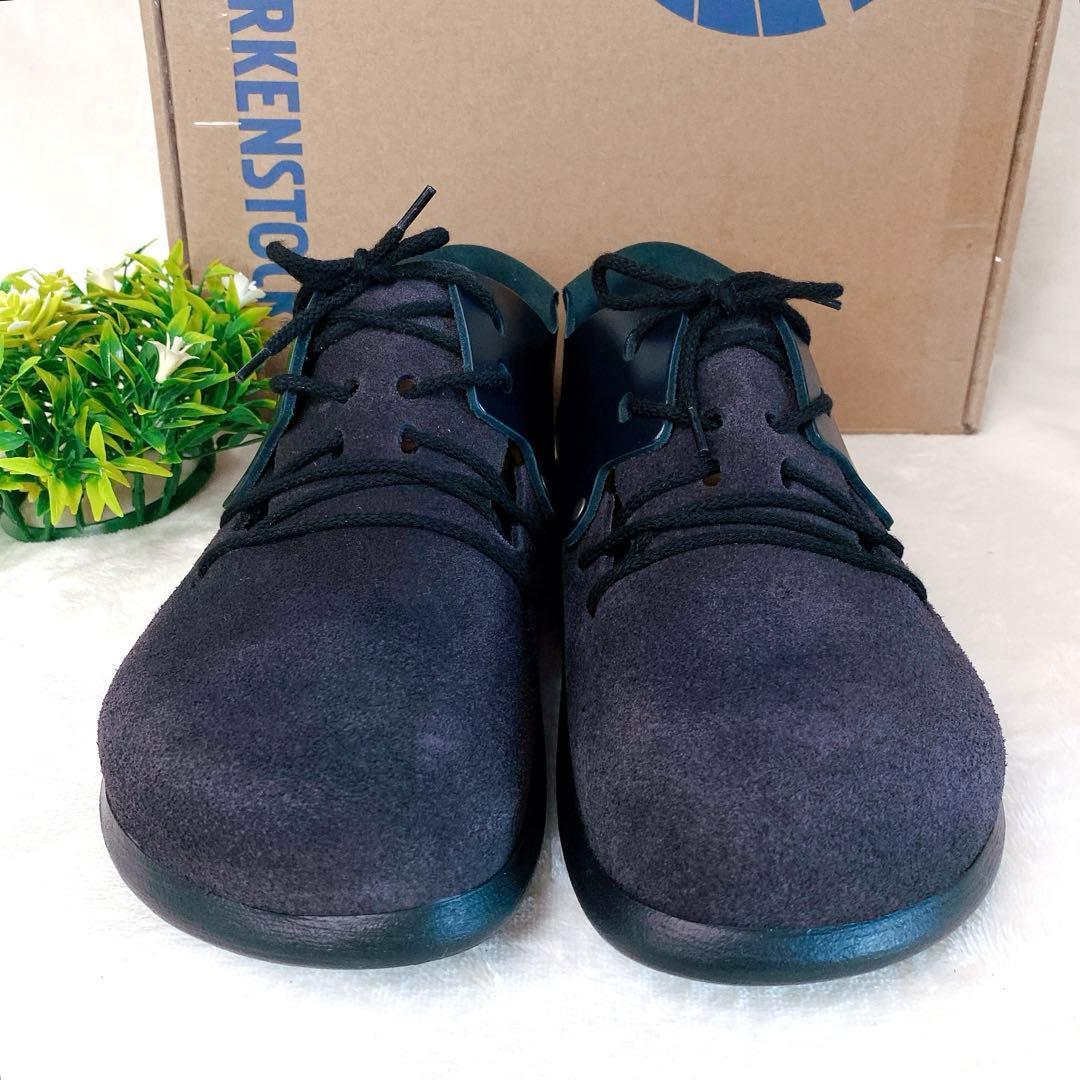 【ほぼ新品】ビルケンシュトック モンタナ 38 ネイビー スエード レザー