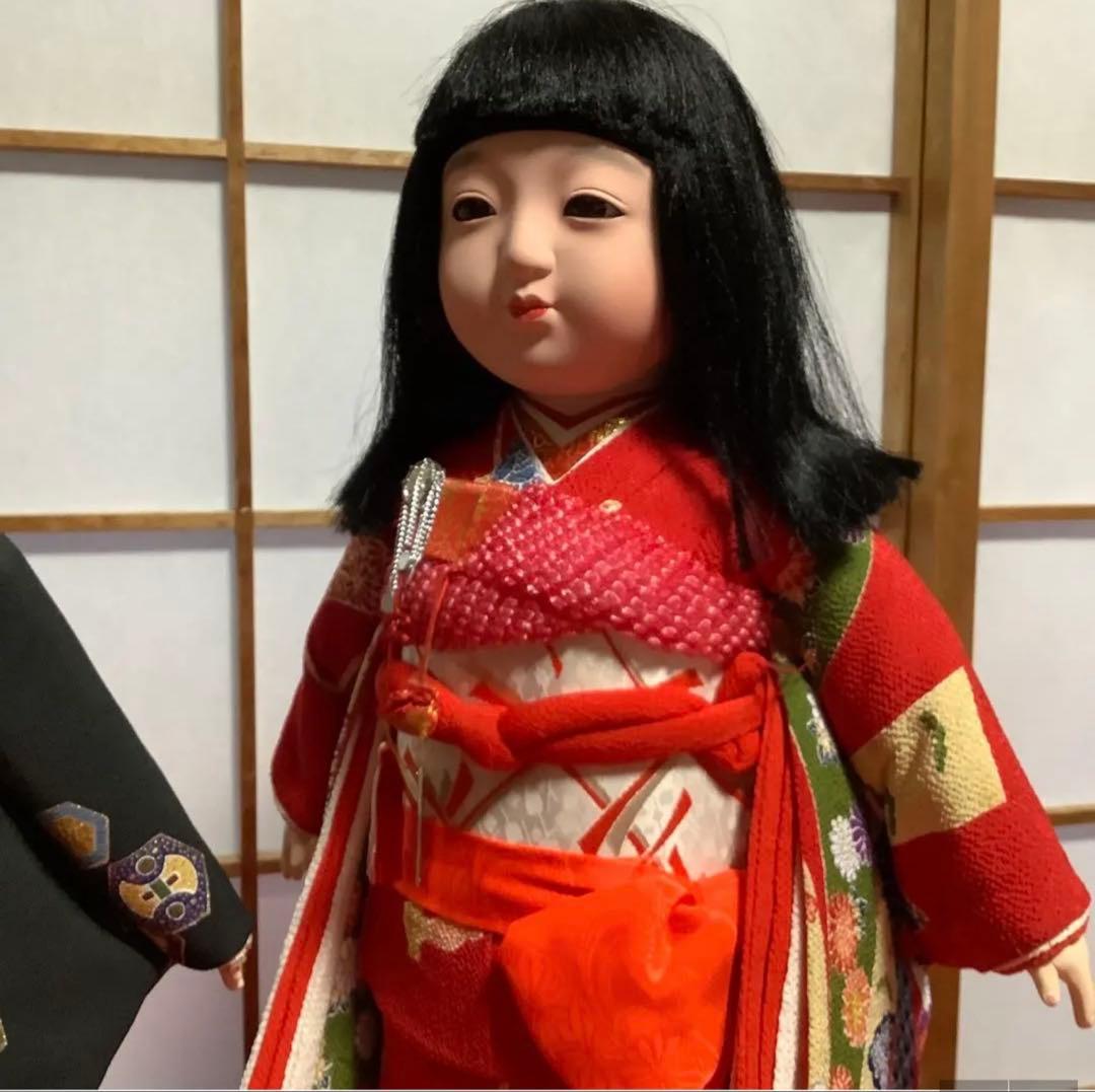 豪華‼️美品‼️#市松人形　【花雲斉】玉秀作 # 殿　#姫　２点お届けします‼️