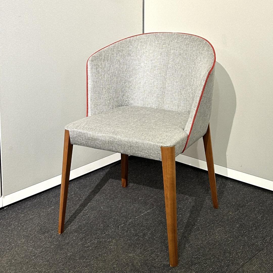 arflex ダイニングチェア FLUTE グレー 木目