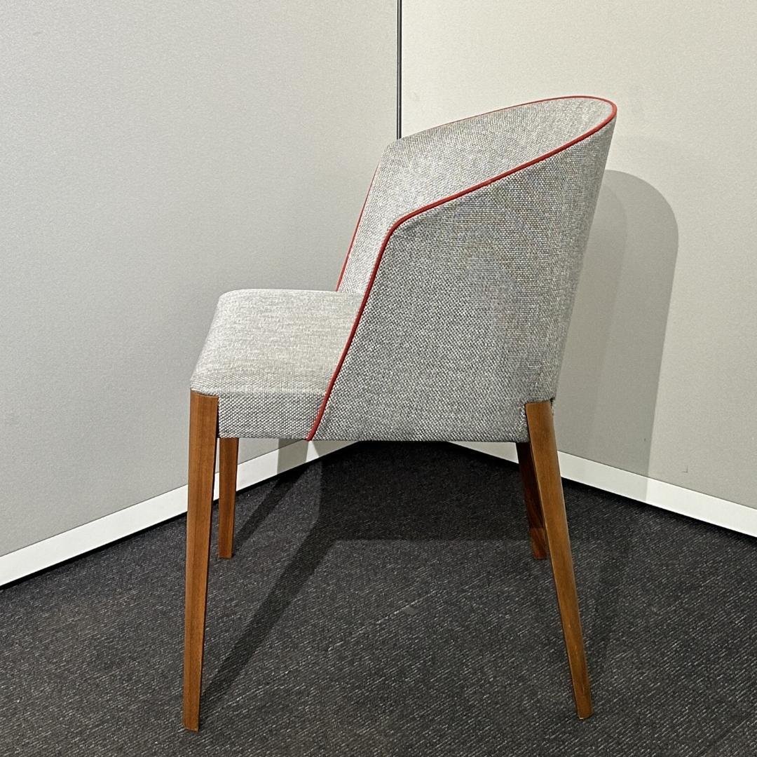 arflex ダイニングチェア FLUTE グレー 木目