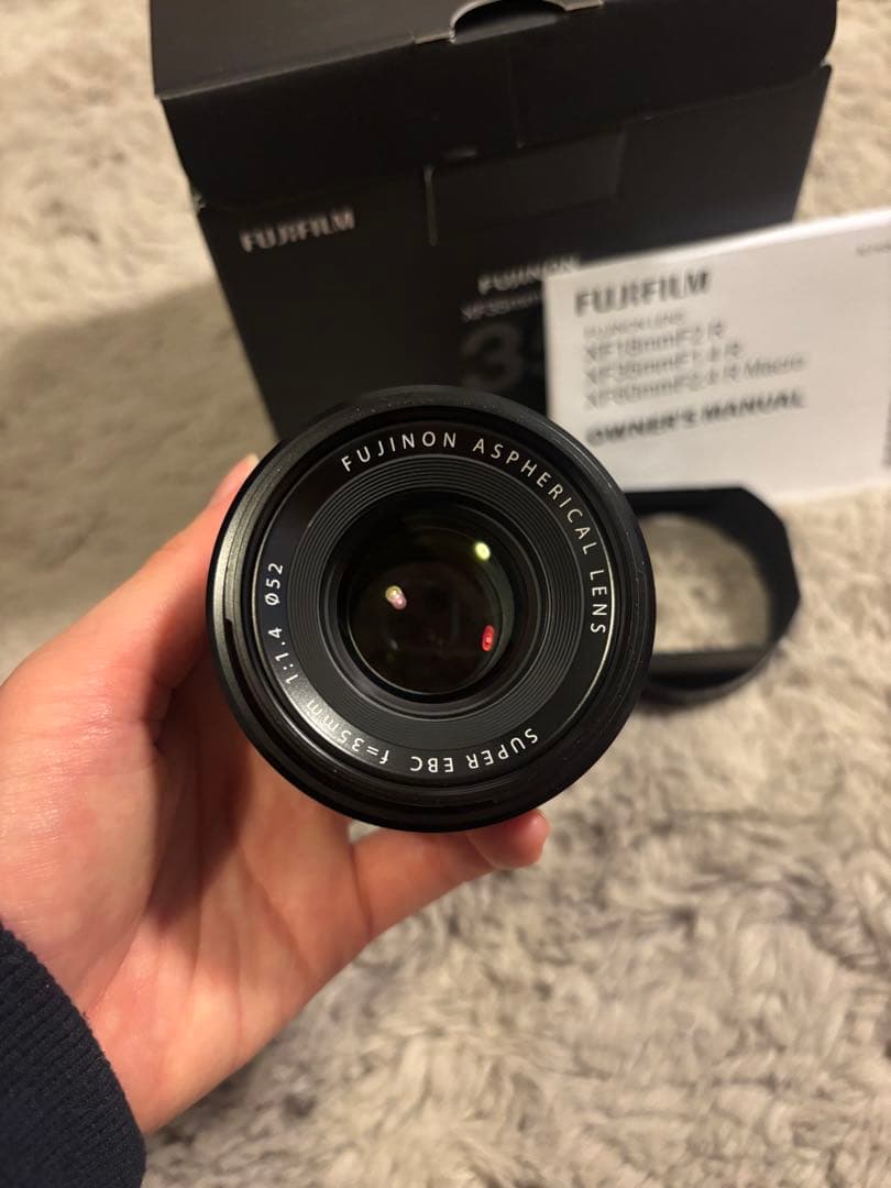【数回使用のみ】フジノンレンズ XF35mmF1.4 R