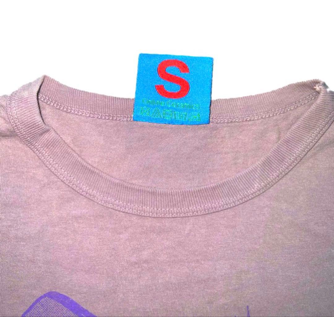 値下げ中! Online Ceramics 半袖Tシャツ S ラベンダー Y2K