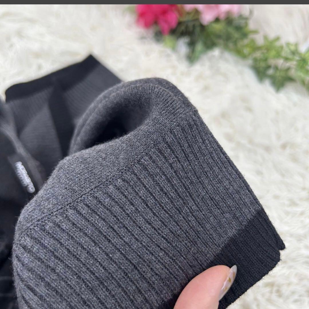 ●モラビト レディース ポンチョ カシミヤ混 ケープコート 新品未使用 M