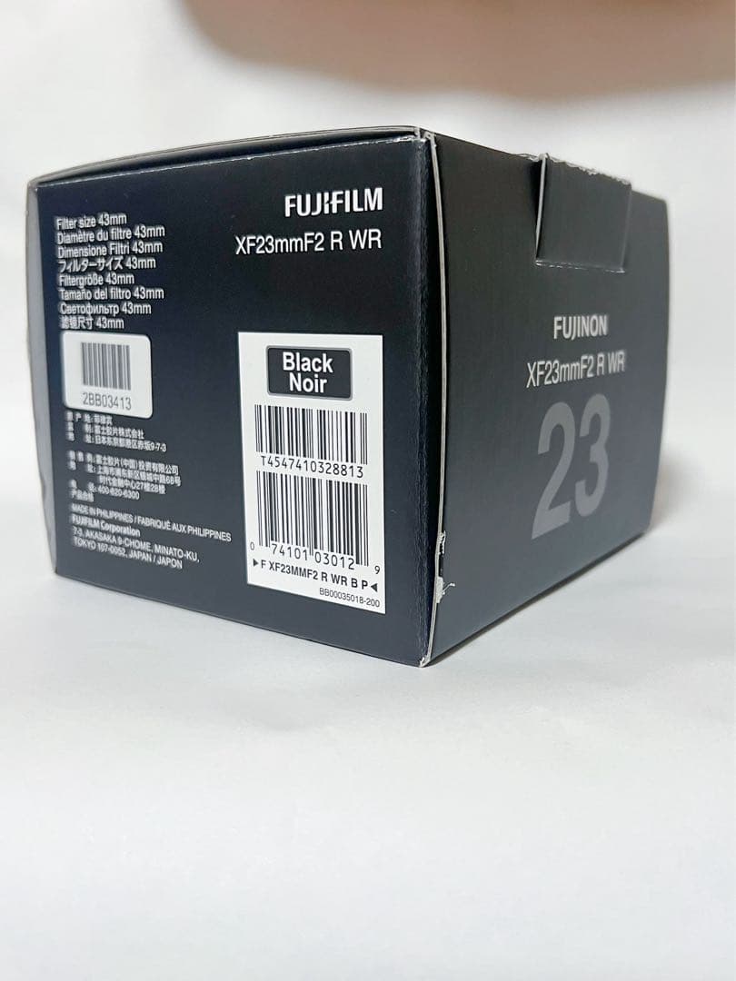 美品FUJINON FUJIFILM XF23mm F2 R WR 単焦点レンズ
