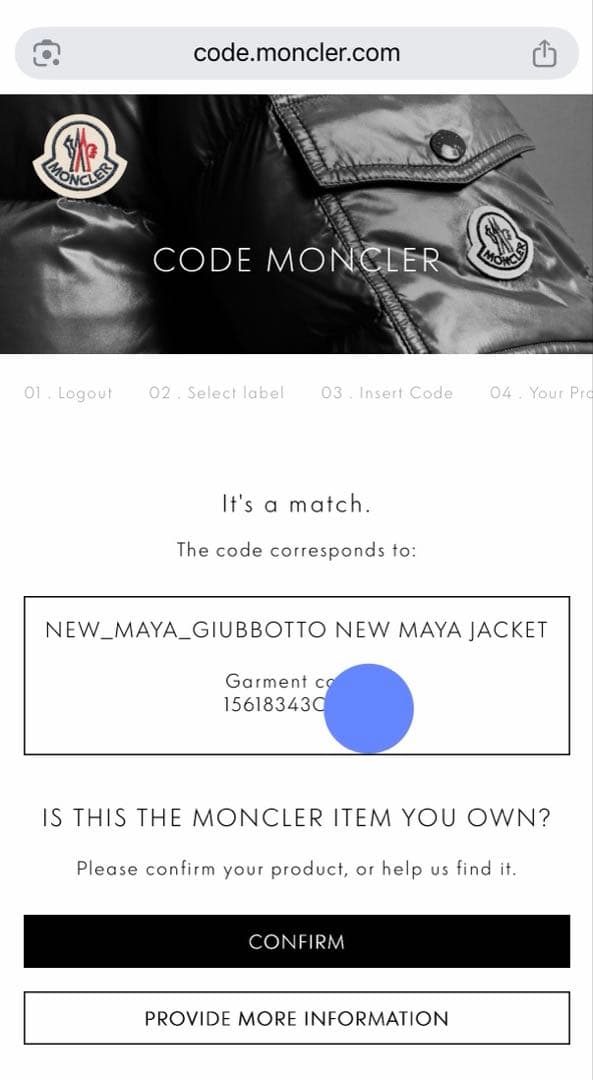 【極美品✨】モンクレール　MAYA 黒　6A 2020-2021aw 国内正規品