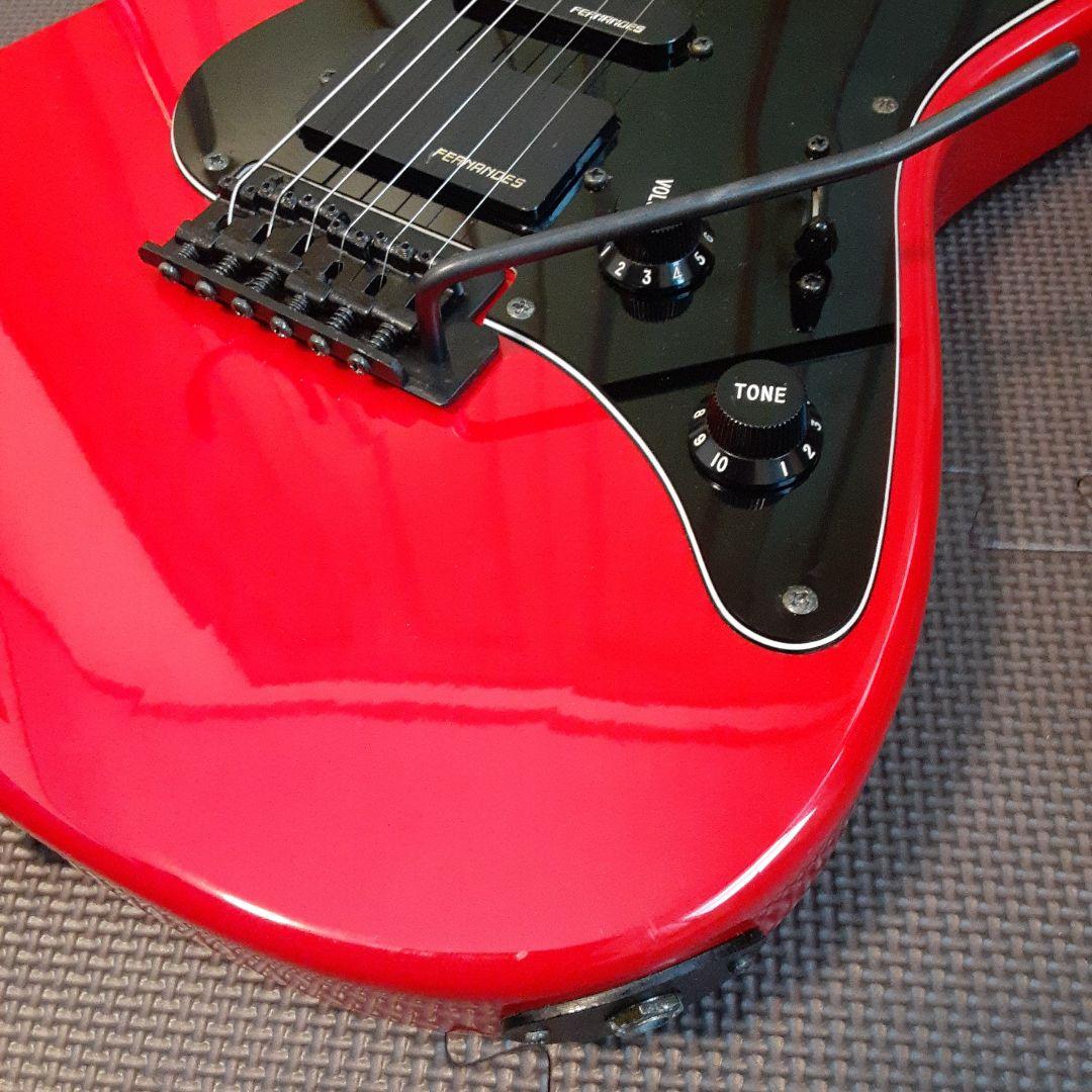FERNANDES エレキギター レッド　ゴトーペグ