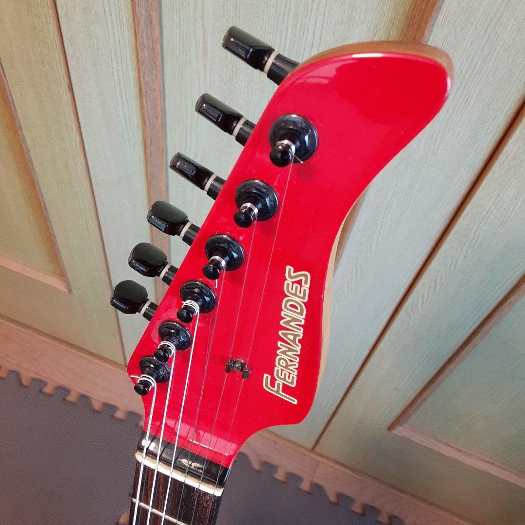 FERNANDES エレキギター レッド　ゴトーペグ