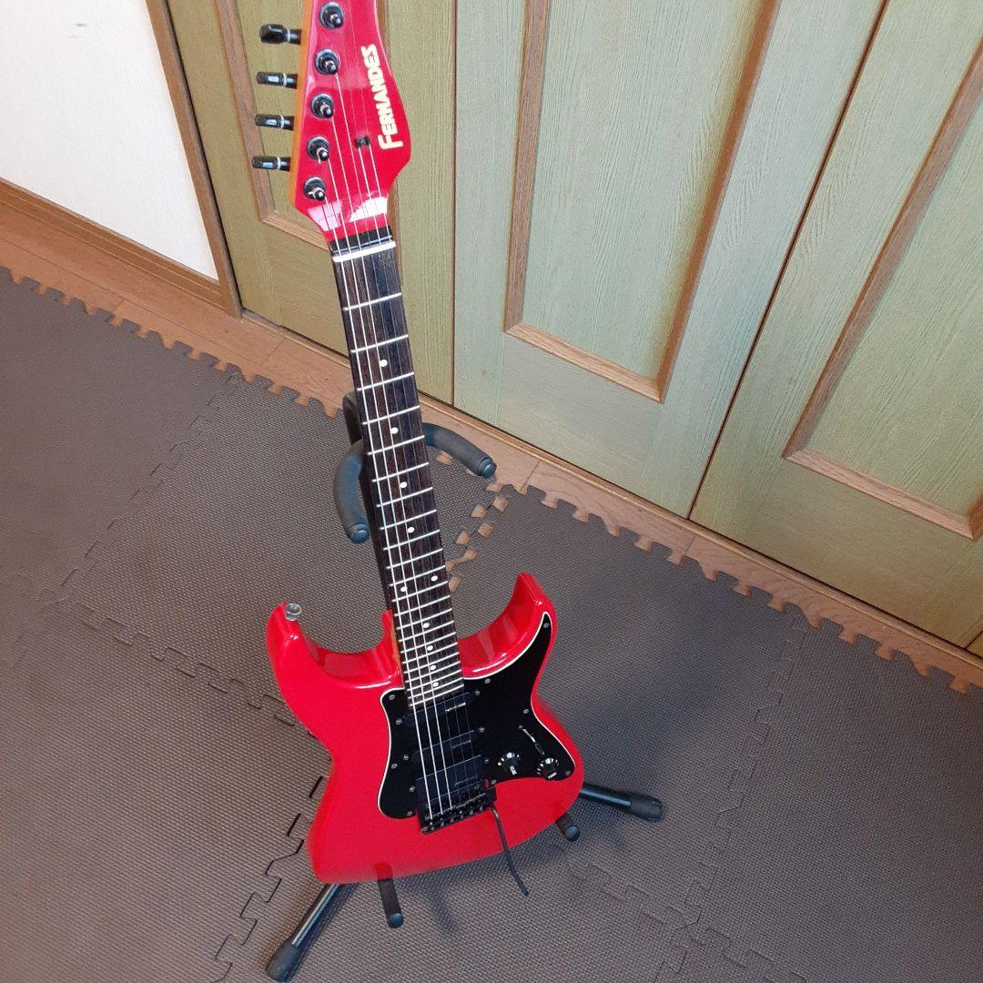 FERNANDES エレキギター レッド　ゴトーペグ