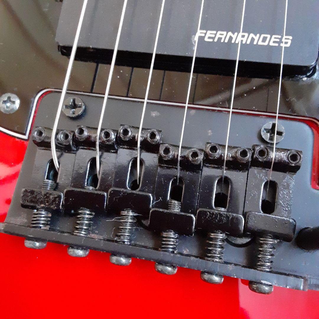 FERNANDES エレキギター レッド　ゴトーペグ
