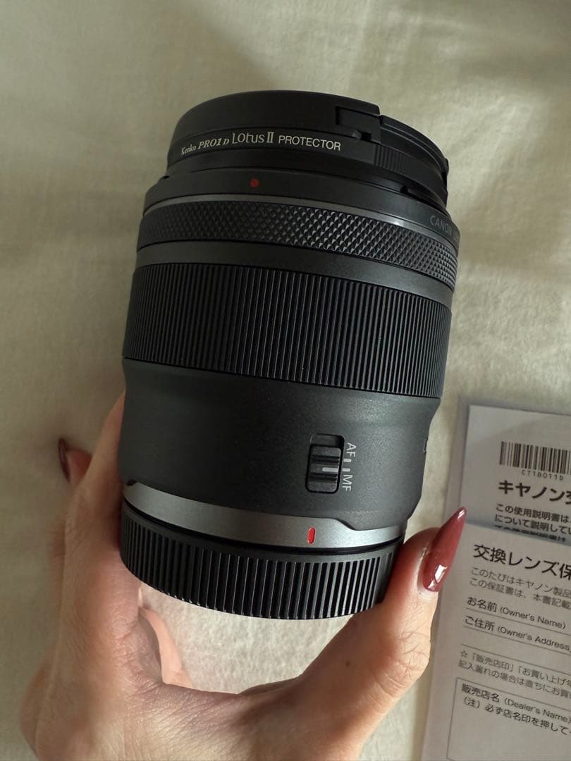 【希少】キヤノン RF45mm F1.2 STM（保護プロテクター付）