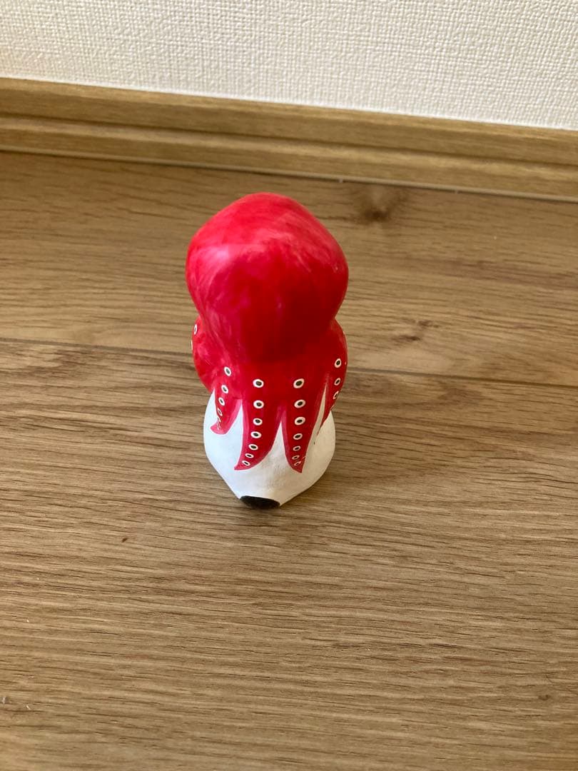 猫に蛸　山形県　相良人形　郷土玩具　 八代目さがらりゅうま 初期作