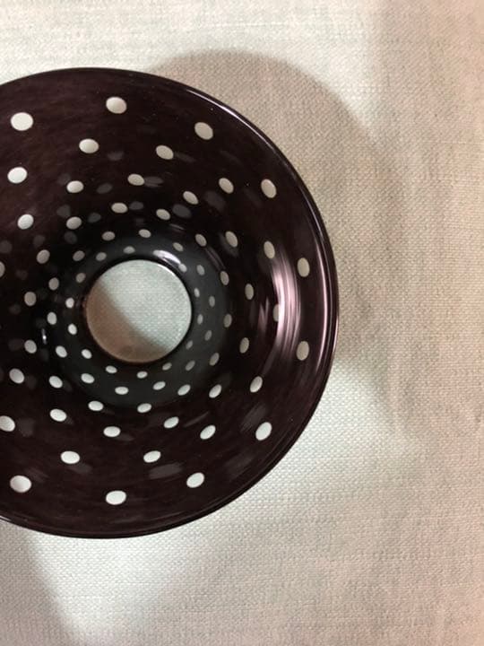 辻和美　つぶつぶ　三角鉢　ガラス