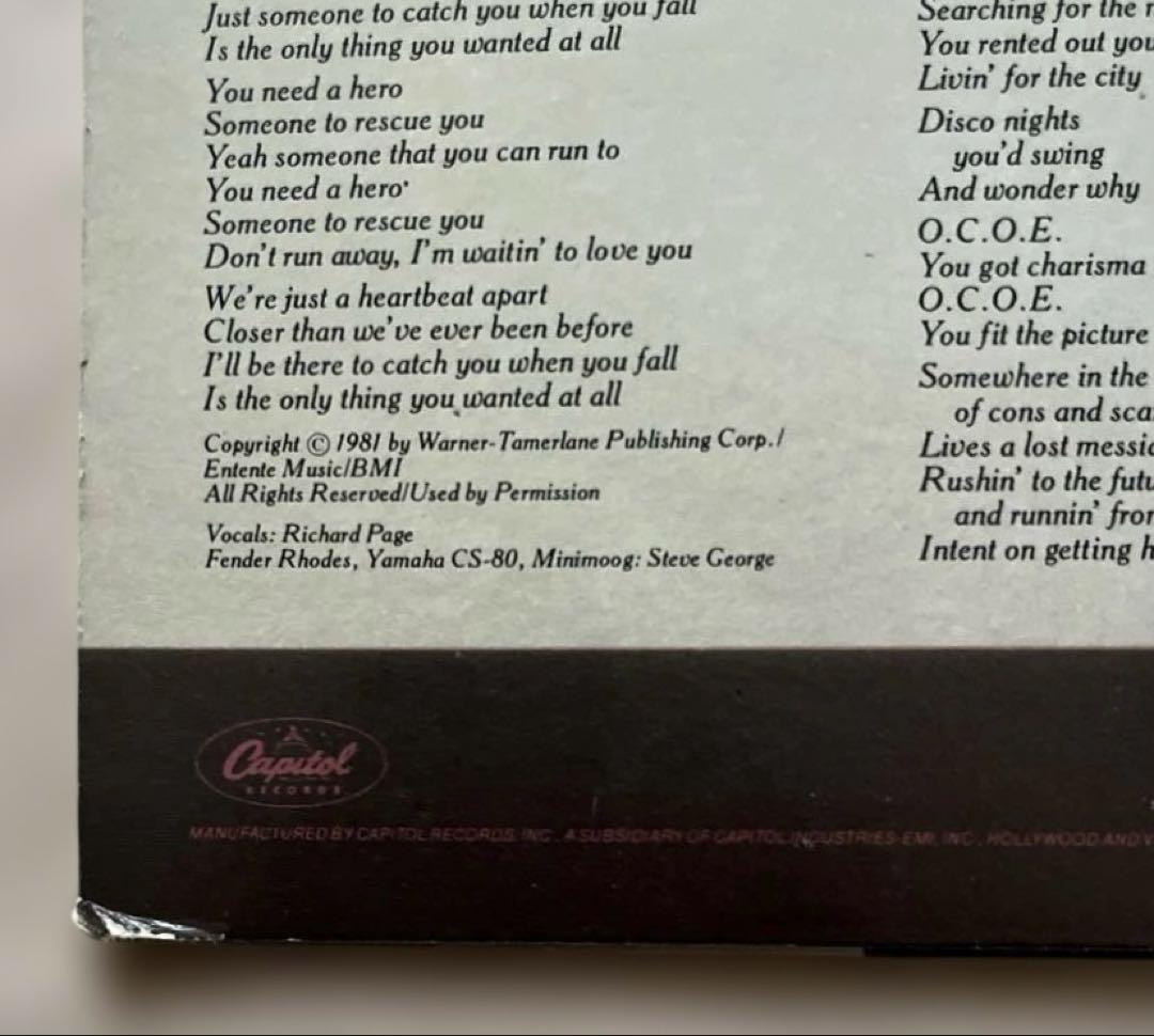 AOR LP6枚 ディンドナヒュー デビッドロバーツ ペイジス スティーブギブ他