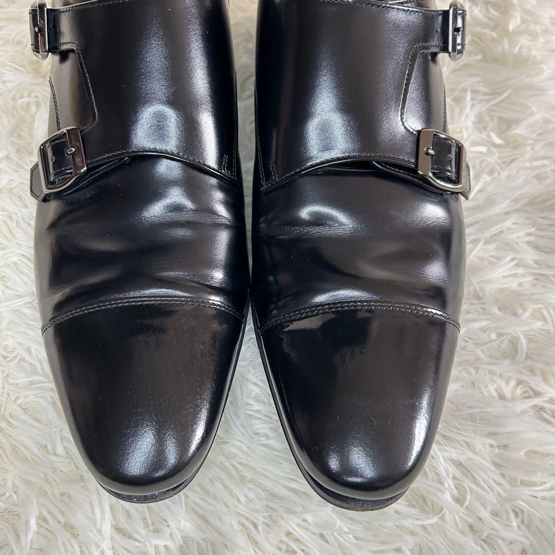 リーガル 37TR ダブルモンクストラップ　レザー　ビジネスシューズ　革靴