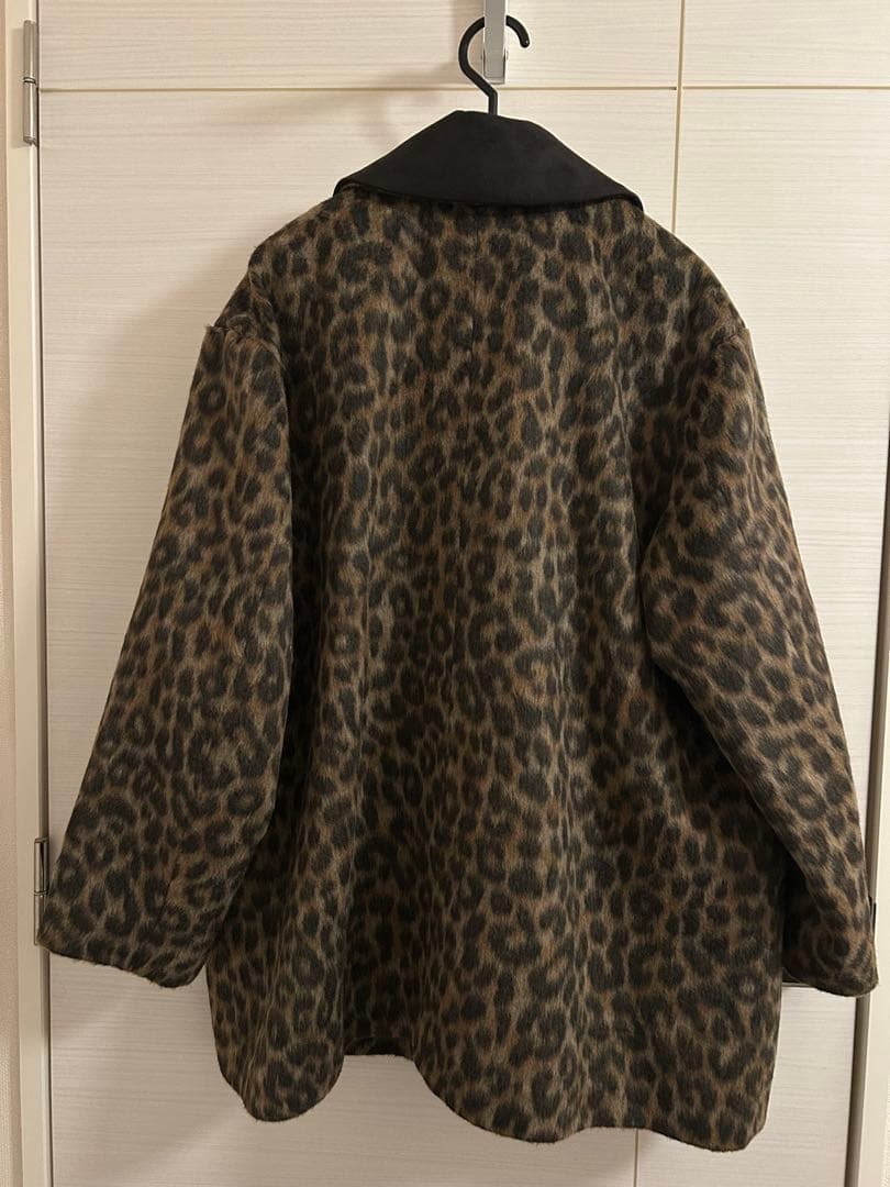 【新品・タグ付き・完売品】Bellandi レオパードコート　2WAY 付け襟