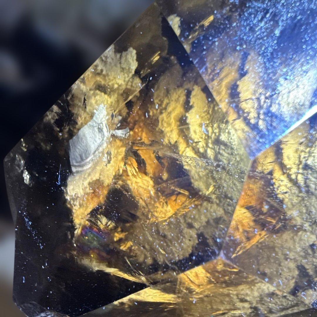 超高品質　ガーデンクォーツ　スモーキークォーツ　共生