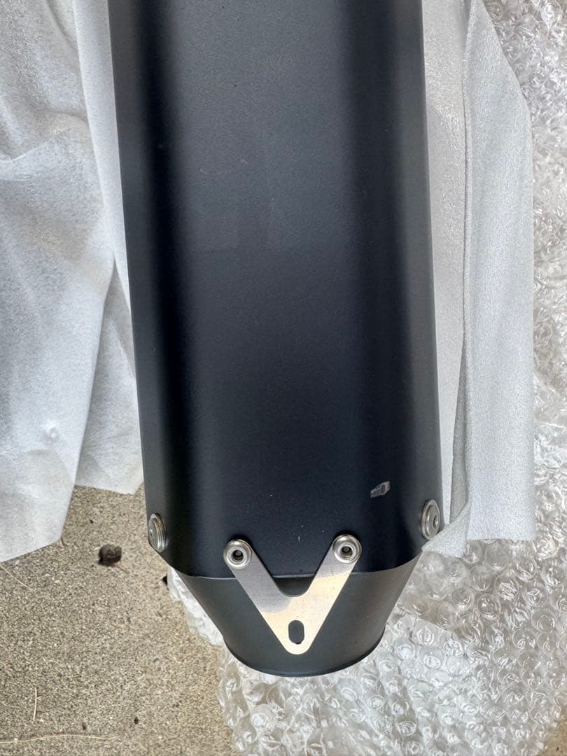 TRACK STAR マフラー ブラック 取り付け金具付き ZX 4r