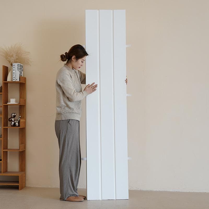 パーテーション間仕切り高さ2ｍ長さ2ｍ-3ｍ組立不要ついたて目隠し区切り屏風