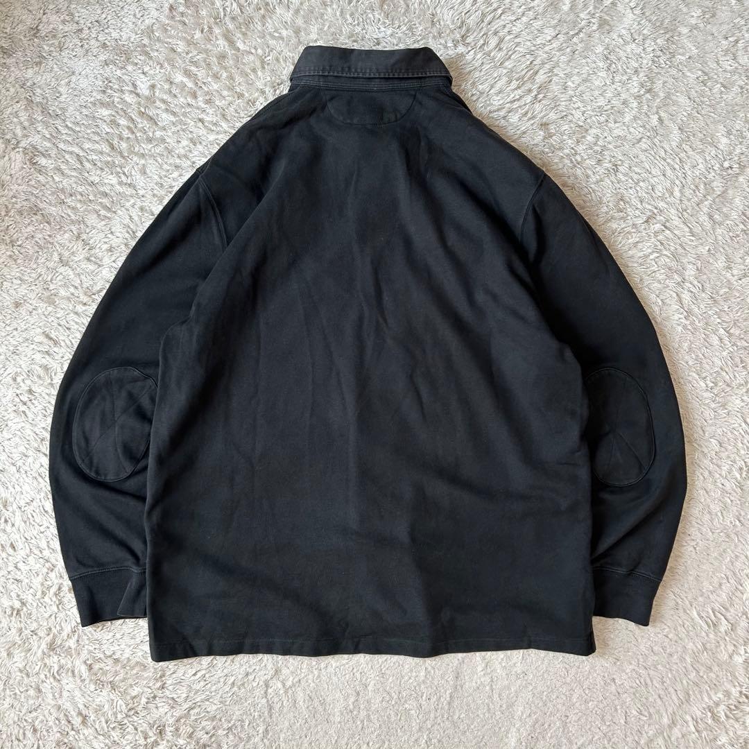 ラルフローレン 90s L/S sweat polo XL black