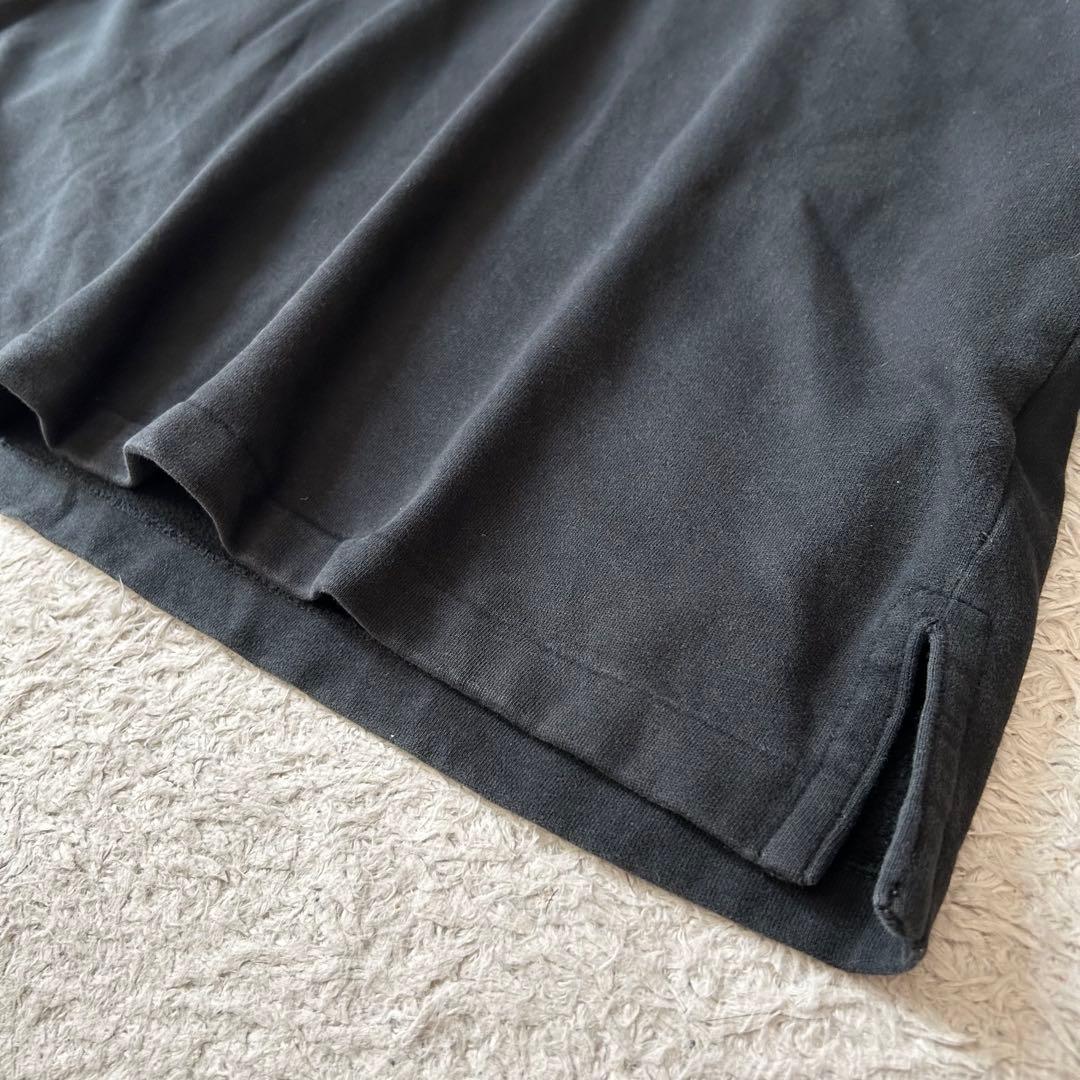 ラルフローレン 90s L/S sweat polo XL black