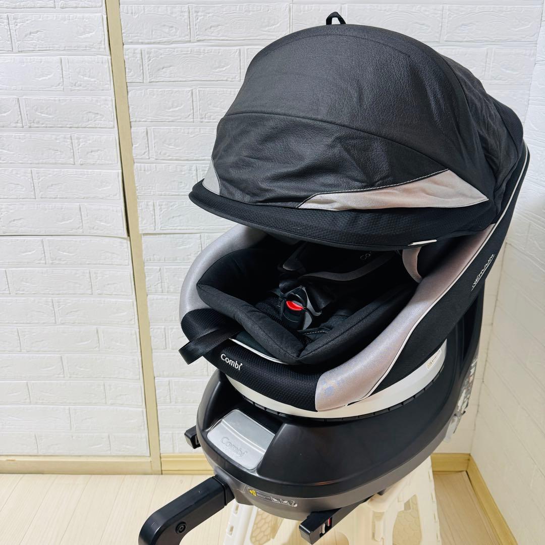 コンビ ネルームisofixエッグショック チャイルドシート 極美品 ブラック