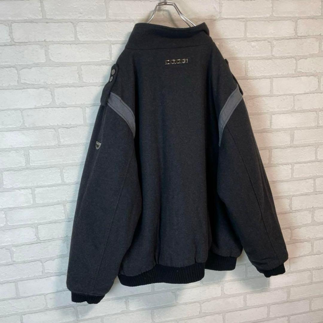 希少！COOGI 刺繍ロゴ 極厚 超オーバーサイズ スタジャン B系 チカーノ