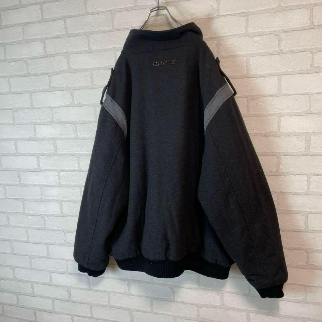 希少！COOGI 刺繍ロゴ 極厚 超オーバーサイズ スタジャン B系 チカーノ