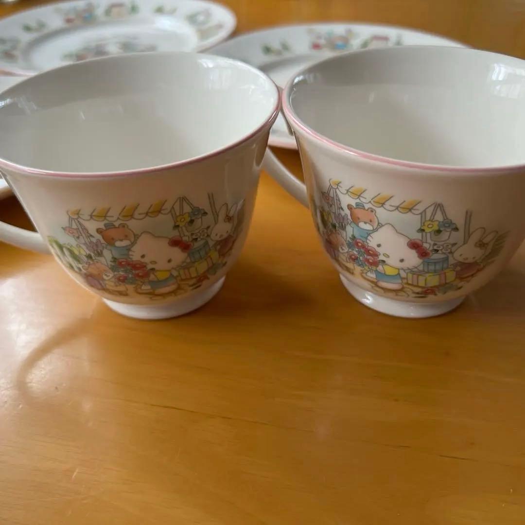 レア品　ハローキティ × NIKKO 食器セット 陶器 6点