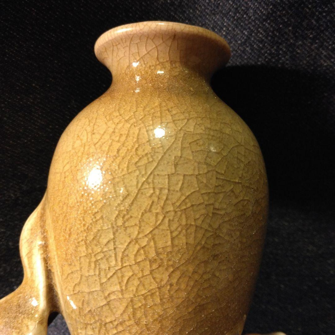 古い　小さい　一輪ざし　中国　古玩　骨董