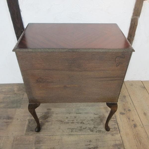 イギリス アンティーク 家具 サイドキャビネット 書類整理 猫脚 6088e