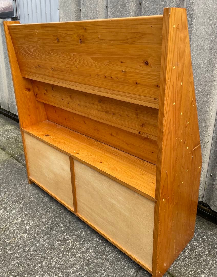 稀少/無垢材/大型/絵本棚/本棚/収納棚/幼稚園/学校/店舗什器