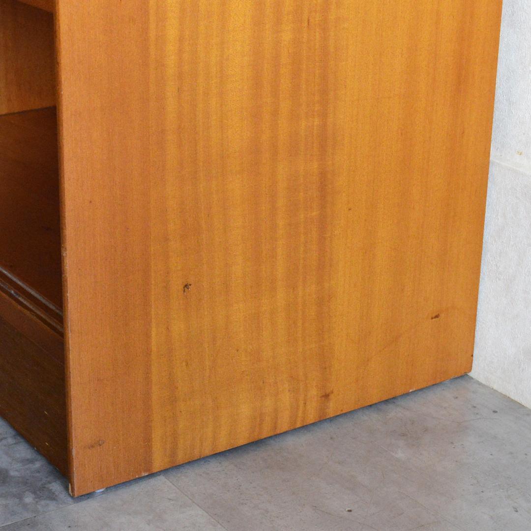 ヴィンテージ チーク ガラスキャビネット カップボード ディスプレイキャビネット