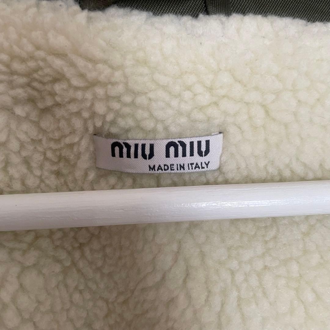 り*！様 2019AW MIUMIU モッズ　コート　ミリタリー　36 ミュウミ