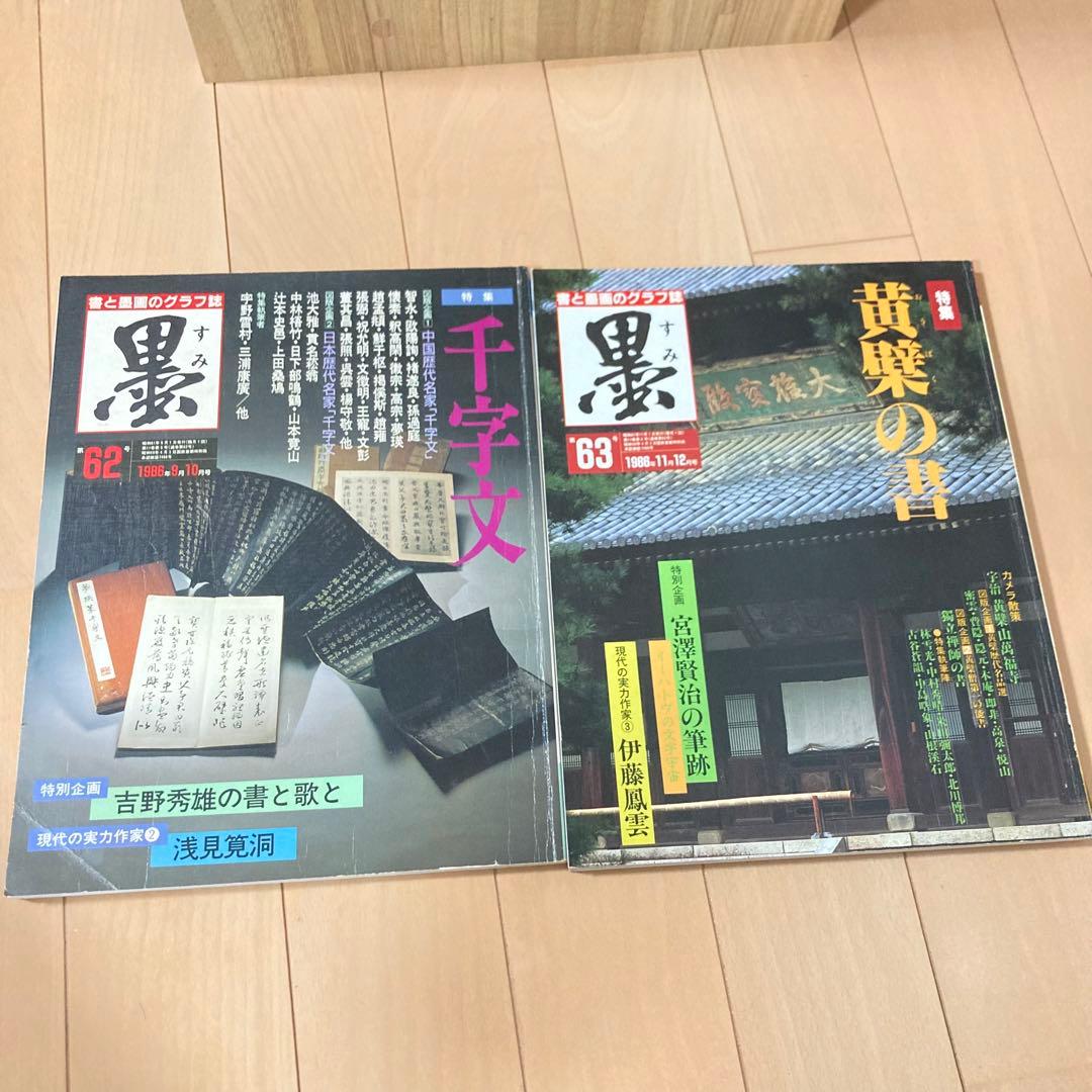 芸術新聞社 大判書道雑誌 墨 まとめ売り60～69号