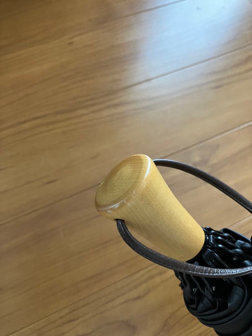 （美品）サンバリア100２段折 ブラック&ピンク