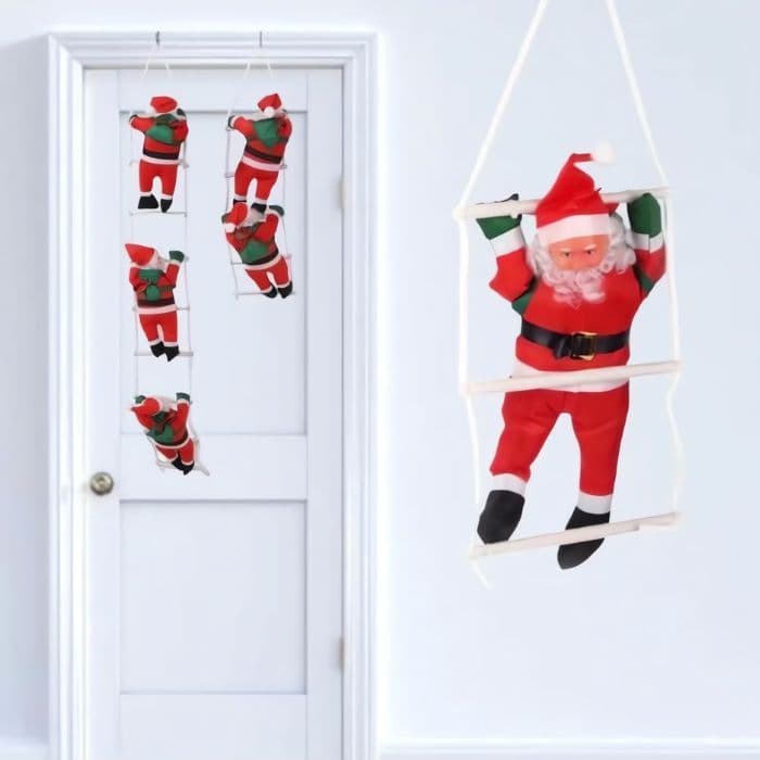 ❤️クリスマス サンタ ツリー はしごのぼり サンタクロース 1人 Xmas装飾品