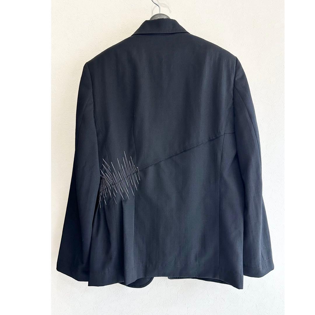 コムデギャルソン タック&ステッチデザイン バイアスカット テーラードジャケット