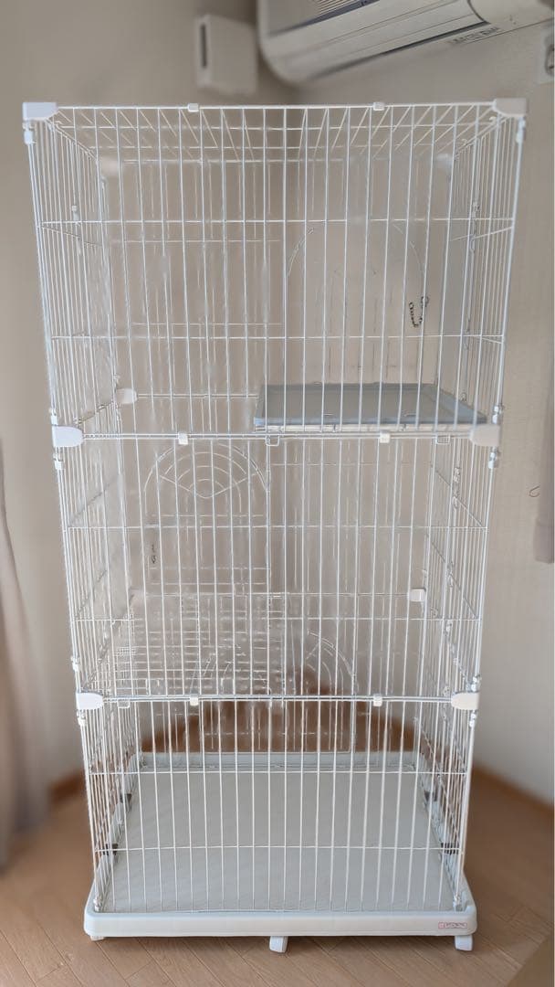 アイリスオーヤマ 猫ケージ PEC-903 3段　ホワイト