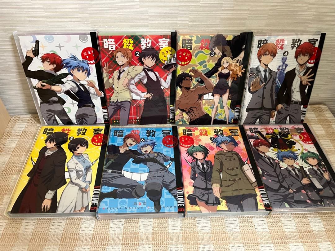 暗殺教室　1+2期　初回全16巻セット DVD